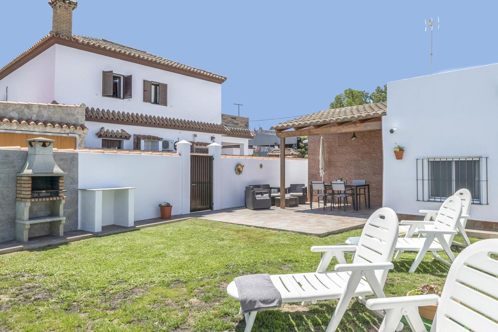 Villa Chani - Solo Familias Conil De La Frontera Eksteriør billede